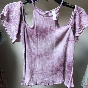 Off the shoulder shirt